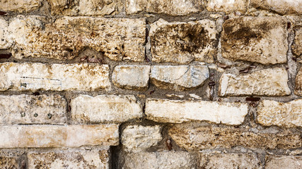 Ancient stone wall background