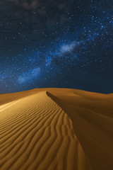 Naklejka premium The stars in the desert