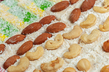 Assorted traditional turkish delight