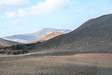 Timanfaya national park in Lanzarote
