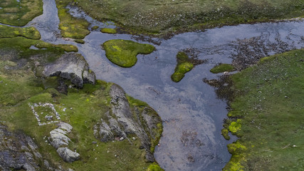 Wet swampy area in Norway