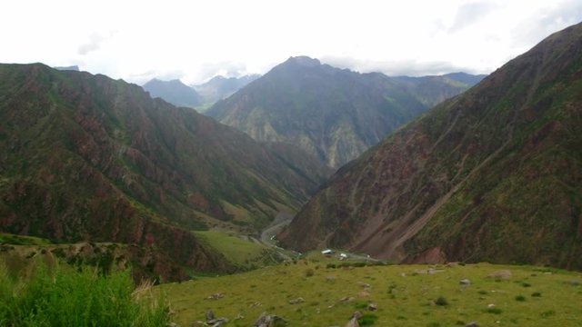 Too-Ashuu Pass , Osh-Bishkek road. 3150m. Kyrgyzstan