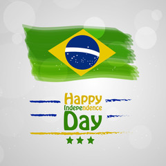 illustration of Brazil Independence Day Background 