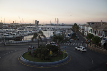 Fototapeta na wymiar port of ceuta