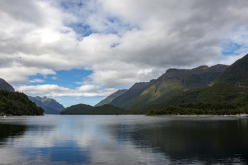 View from Manapouri Hydro electric power station