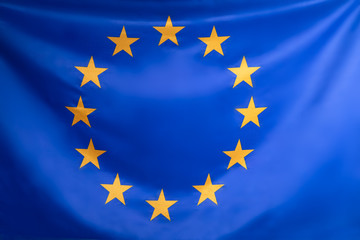Close-up Of European Union Flag