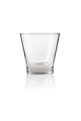 empty glass with isolated on white background