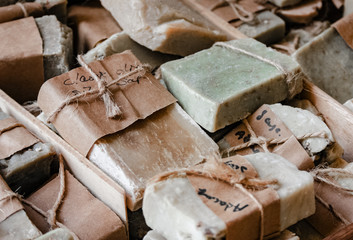 handmade  olive  soap 