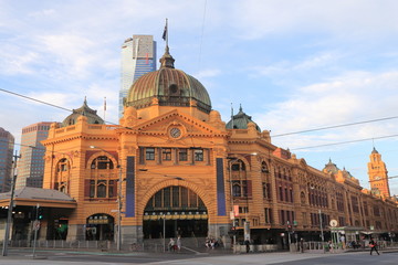 Melbourne Flinders Street Train Station Australia