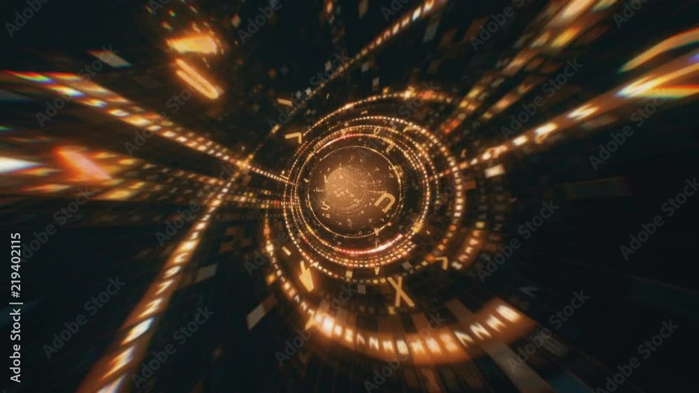 Aufkleber digital hexadecimal code data tunnel