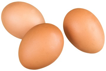 Three Eggs - Isolated