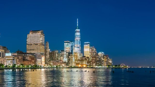 Hyperlapse video of Manhattan skyline