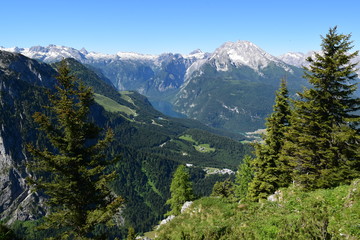 Fototapeta na wymiar Bavarian Alps in the Summer