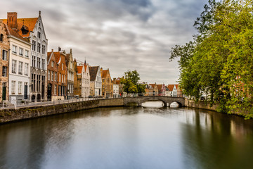 Canal in Bruges, Belgium