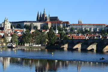 Prague Castle and Charles Bridge, Prague, Czech Republic
