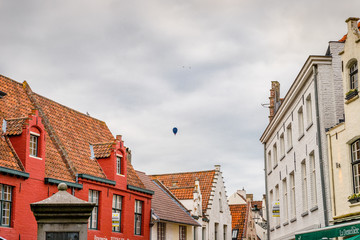 Beautiful buildings in Bruges, Belgium