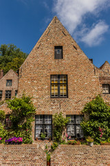 Fototapeta na wymiar Beautiful buildings in Bruges, Belgium