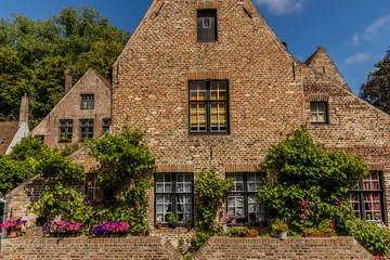Beautiful buildings in Bruges, Belgium