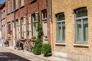 Beautiful buildings in Bruges, Belgium