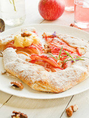 Sweet apple galette