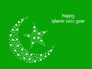 Illustration of Islamic New Year background