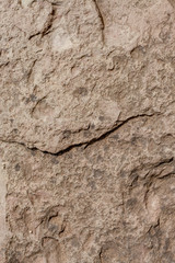 Stone rough brown wall