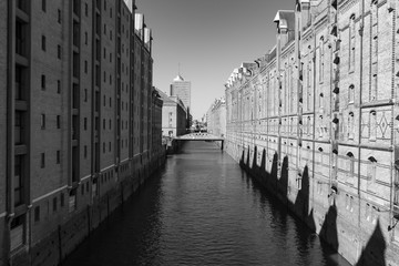 Fototapeta premium Speicherstadt Hamburg Hafen City, Germany
