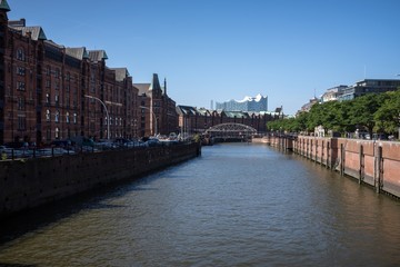 Fototapeta premium Speicherstadt Hamburg Hafen City, Germany