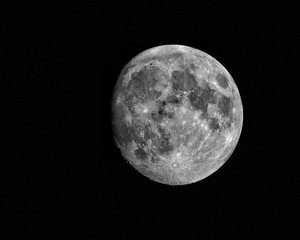 clear moon night sky