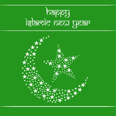 Illustration of Islamic New Year background