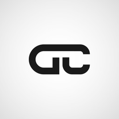 Initial Letter DC Logo Template Design