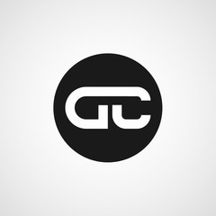 Initial Letter DC Logo Template Design