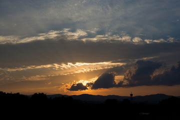 美しい夕焼け空