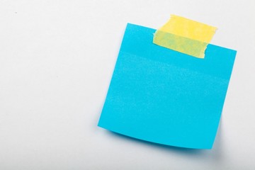 Taped Blank Post It Note