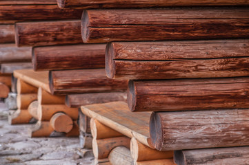 Wooden beams