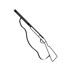 Icon of hunting gun