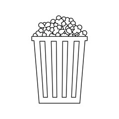 Cinema popcorn icon