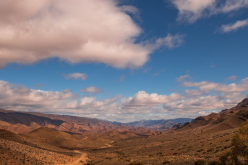 Landscape on road to Weltevrede, Prince Albert, South Africa