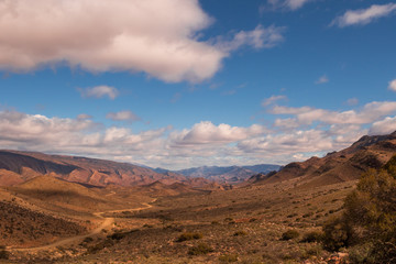 Plakat Landscape on road to Weltevrede, Prince Albert, South Africa