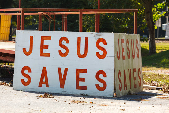 Jesus Saves Sign