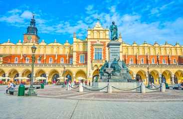 Landmarks of Krakow, Poland