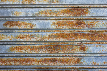 Rust on metal sheet texture