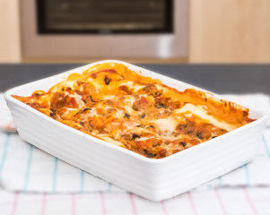 Vegetarian Lasagne Out the Ovan