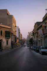 Fototapeta na wymiar the road in malta