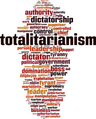 Totalitarianism word cloud