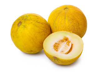 ripe melon closeup