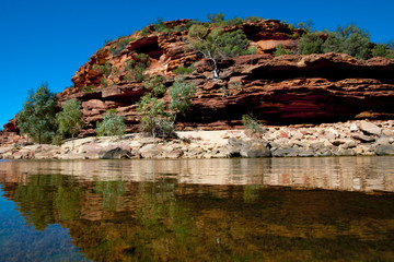 Fototapeta na wymiar Murchison River Gorge - Kalbarri - Australia