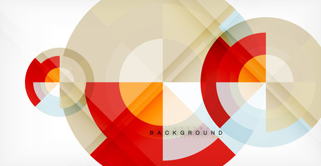 Obraz premium Vector circle abstract background