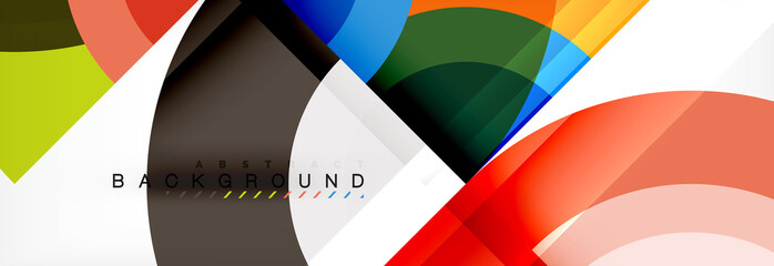 Obraz premium Vector circle abstract background