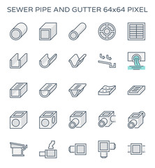 sewer pipe icon